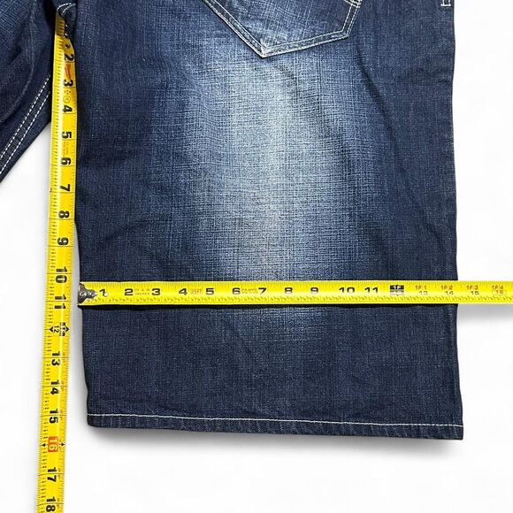 Avirex Men's Blue and‎ Green Shorts - Picture 5 of 8